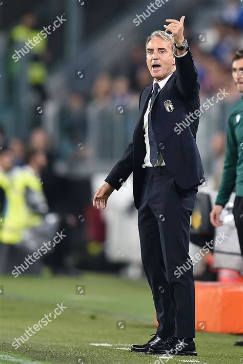 Italys Head Coach Roberto Mancini During Editorial Stock Photo Stock