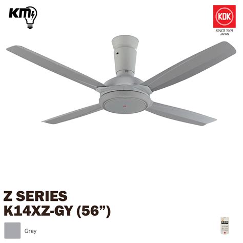 KM Lighting Product KDK Ceiling Fan K14XZ GY 56