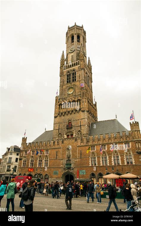 The Belfort Or Belfry Is A Medieval Tower Built In The 13th Century