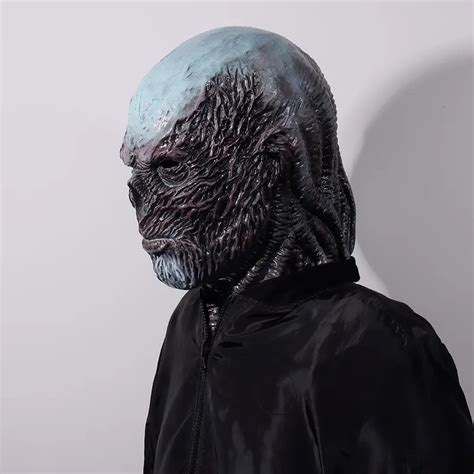 Stranger Things 4 Vecna Scary Mask Cosplay Costume Props Scary Monster ...