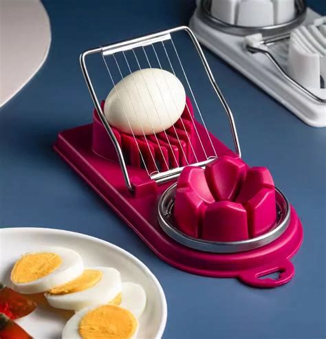 LIYONG Multifunctional Egg Slicer Stainless Steel Egg Cutter For Home