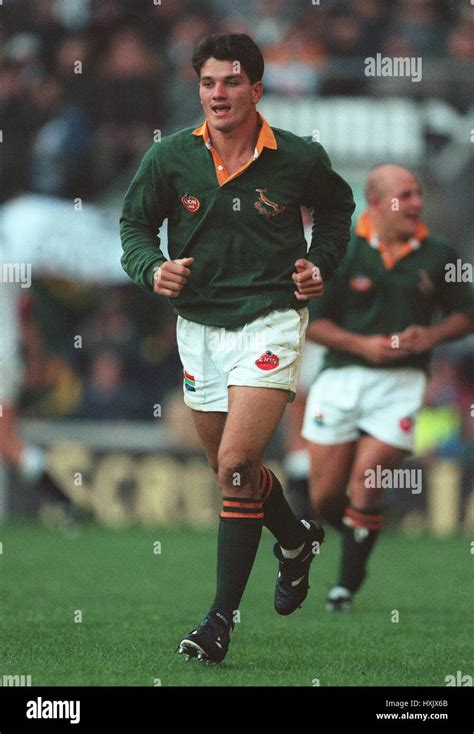 JOOST VAN DER WESTHUIZEN SOUTH AFRICA RU 14 December 1995 Stock Photo - Alamy