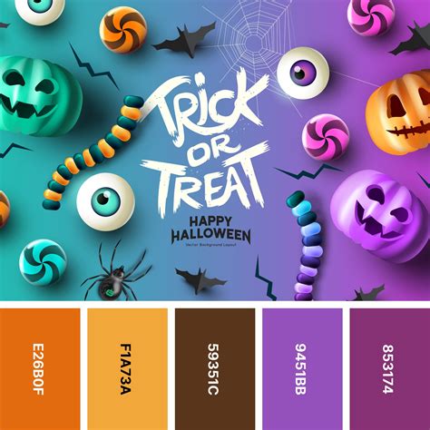 32 Halloween Color Palettes for Spooky Designs | Color Meanings