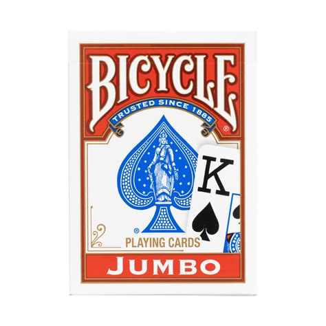 Bicycle Jumbo Index 88 Playing Cards 12 Count Red And Blue