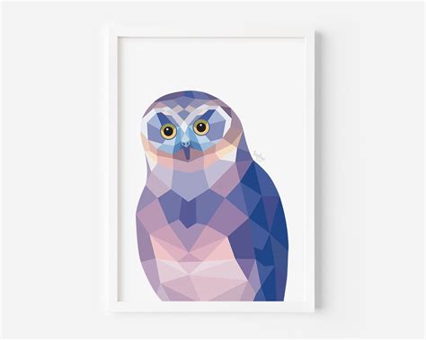 Ruru Print New Zealand Owl Morepork Art Ruru Painting Owl