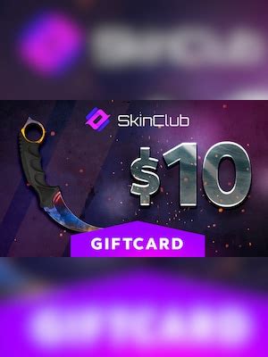 Comprar Skin Club Gift Card 10 USD Clave GLOBAL Barato G2A