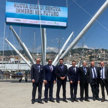 Posata La Prima Pietra Per La Nuova Diga Foranea Del Porto Di Genova