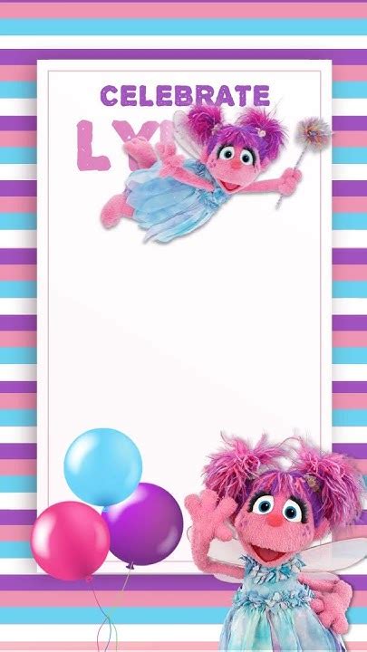 Abby Cadabby Birthday Invitation Abby Caddaby Birthday Party Pink And