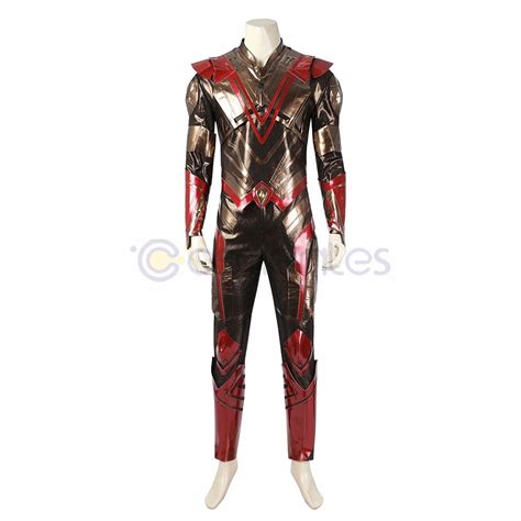 Adam Warlock Cosplay Costumes Red Leather Suits