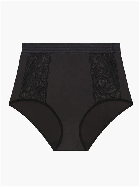 Floral Lace High Waist Brief In Black Savage X Fenty