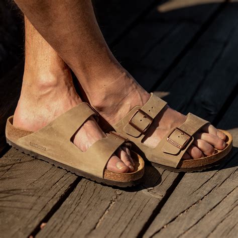 Birkenstock Tabacco Brown Natural Leather Arizona Sandals Baltzar