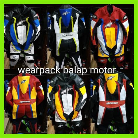 Jual WEARPACK BALAP ROADRACE HITAM PUTIH Shopee Indonesia