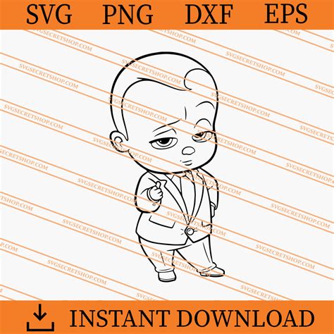 Boss Baby Outline Svg Hot Sex Picture