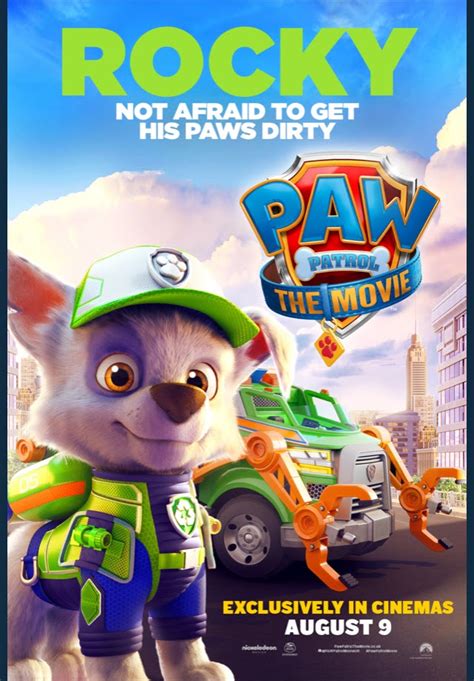 Rocky - PAW Patrol: The Movie poster - PAW Patrol: The Movie Photo ...