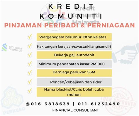 Kredit Komuniti By Aida On Twitter Pinjaman Kelulusan Segera