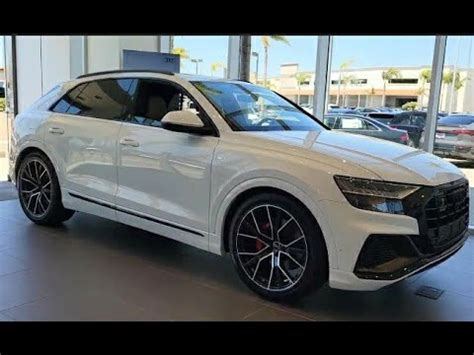 Audi Q8 55 Tfsi Quattro 2023 In Carrara White With Saiga Beige Interior