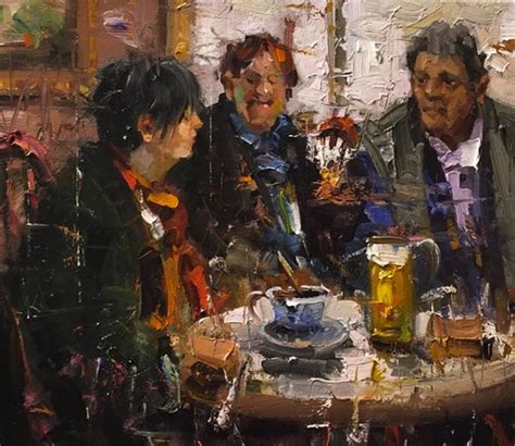 Conversation Painting By Mostafa Keyhani Saatchi Art