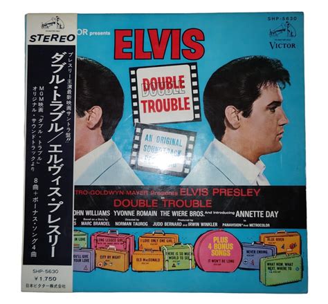 【目立った傷や汚れなし】レア帯付 エルヴィスプレスリー ダブル・トラブル Shp 5630 Lpエルビス Elvis Presley 日本盤