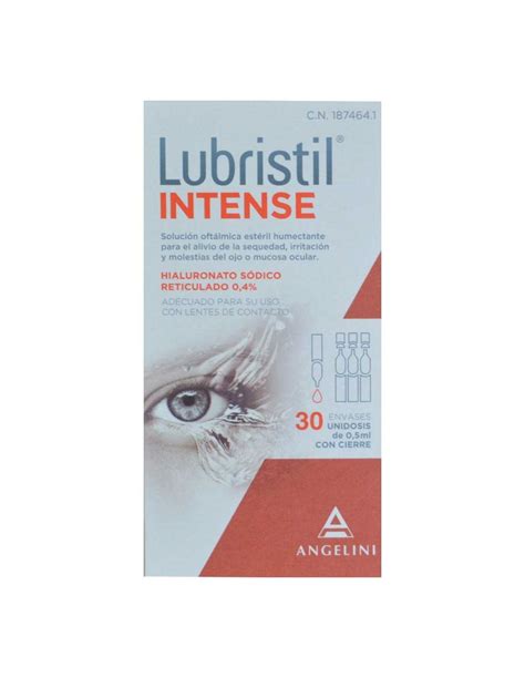 Lubristil Intense Soluci N Oft Lmica Envases Unidosis