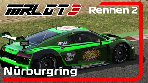 MRL GT3 Series 1 Saison Assetto Corsa 1 Nürburgring Rennen 2