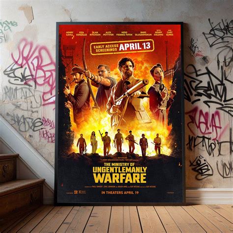 The Ministry Of Ungentlemanly Warfare Movie Poster Premium Canvas