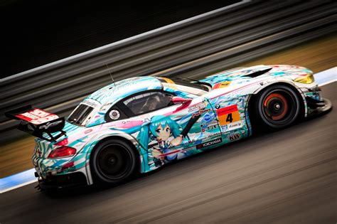 Wallpaper Race Cars Hatsune Miku Sports Car Performance Car