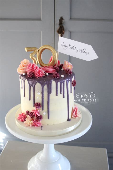 30th Birthday Drip Cake