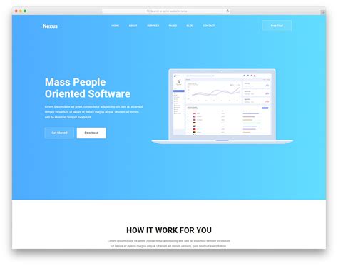 Bootstrap Landing Page Template – mosi