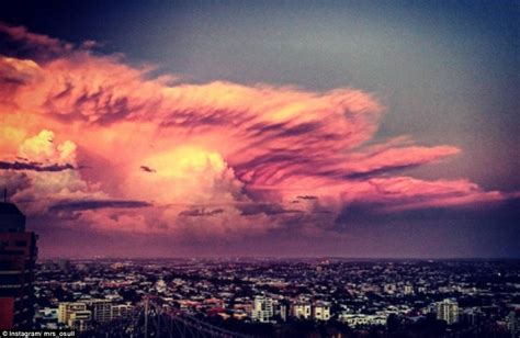 Amazing photos of 'ice clouds' after storms in Brisbane | Daily Mail Online