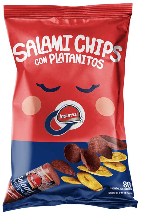 Induveca Lanza Salami Chips Induveca Con Platanitos Induveca