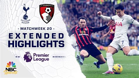 Tottenham Hotspur V Bournemouth Premier League Highlights 12 31