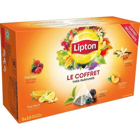 Lipton Coffret De Th Noir Vari T S X Sachets Cdiscount Au