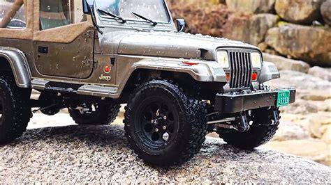 1 10 Scale Rc Car Jeep Yj Wrangler Sahara Tamiya Body Custom Chassis Offraod Jeep Car