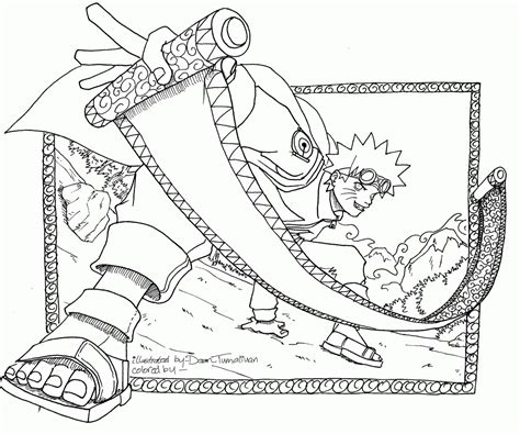 Naruto Coloring Pages Devientart Coloring Nation