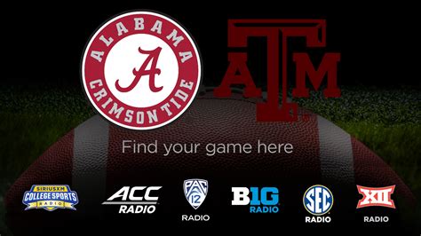 Listen Live: Alabama Crimson Tide vs. Texas A&M Aggies 10/7