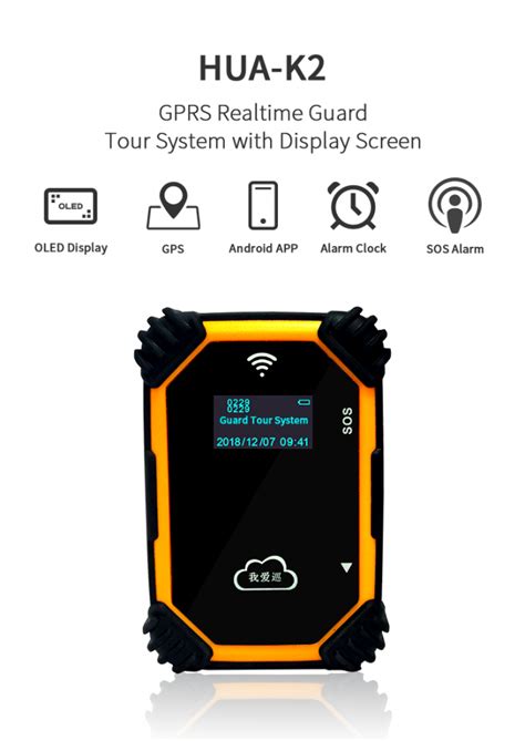 Realtime Patrol Checkpoint System Clocking Monitoring RFID Scanner 4G GPS