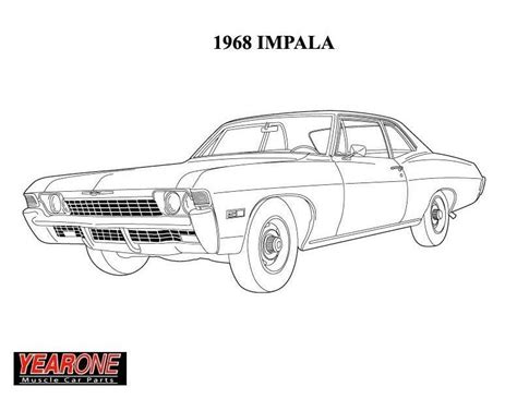 How To Draw 1967 Chevrolet Impala Drawingtutorials101 Com Artofit