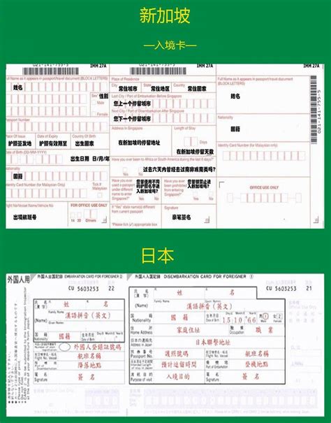 高清：各国入境卡填写指南申报单健康卡中英文新浪新闻