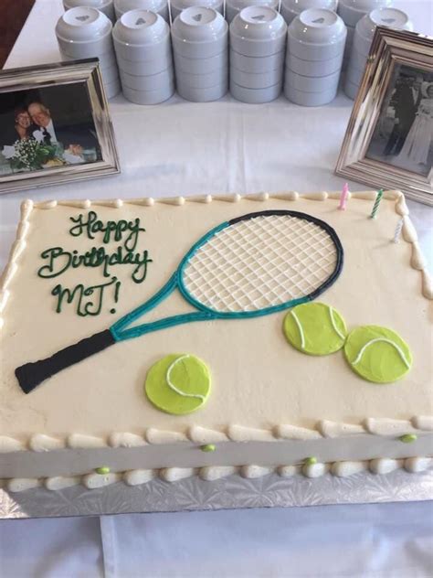 Tennis Themed Birthday Cake Tennis Cake Tennis Birthday Birthday Cake