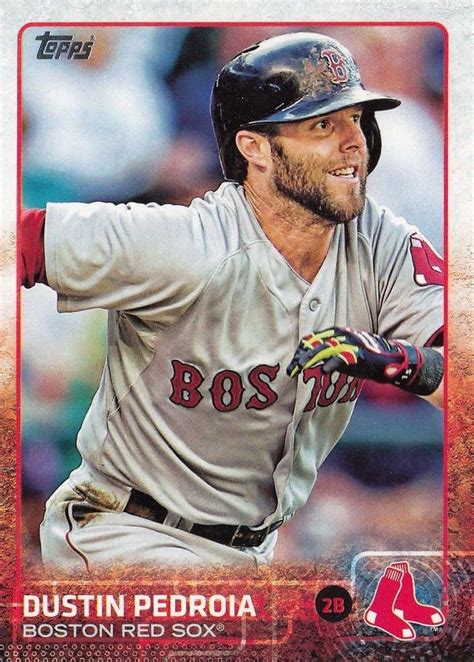 Amazon 2015 Dustin Pedroia Topps MLB Baseball Series Mint Card 75