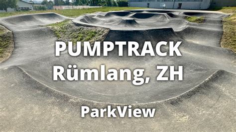 Pumptrack Rümlang ZH Schweiz ParkView Tour 429 YouTube