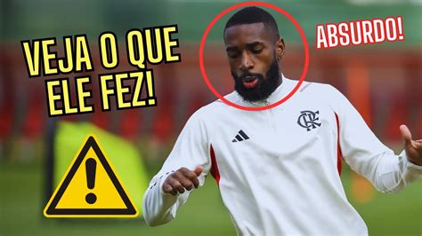 URGENTE OLHA O QUE ACONTECEU NO TREINO DO FLAMENGO YouTube