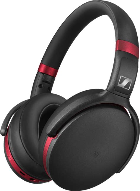 Customer Reviews Sennheiser Hd 4 50 Wireless Noise Cancelling Over The Ear Headphones Black Red