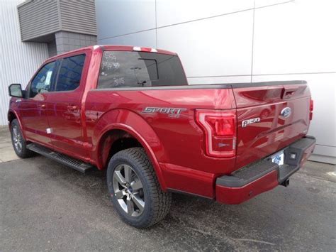 1ftew1efxgfb83115 2016 Ford F 150 Lariat 330 Miles Ruby Red Metallic