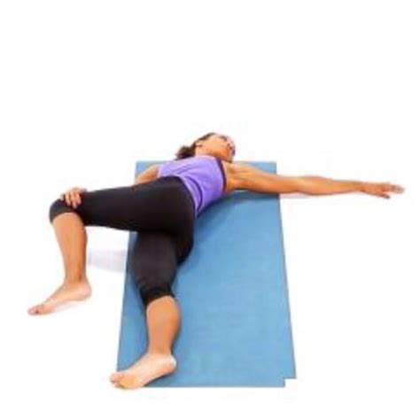 Lying Spinal Twist Left Exercise How To Workout Trainer By Skimble