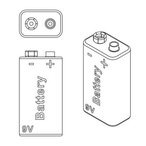 9 Volt Battery Diagram