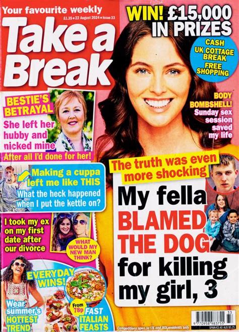 Take A Break Magazine Issue 33 2024 Mags Direct