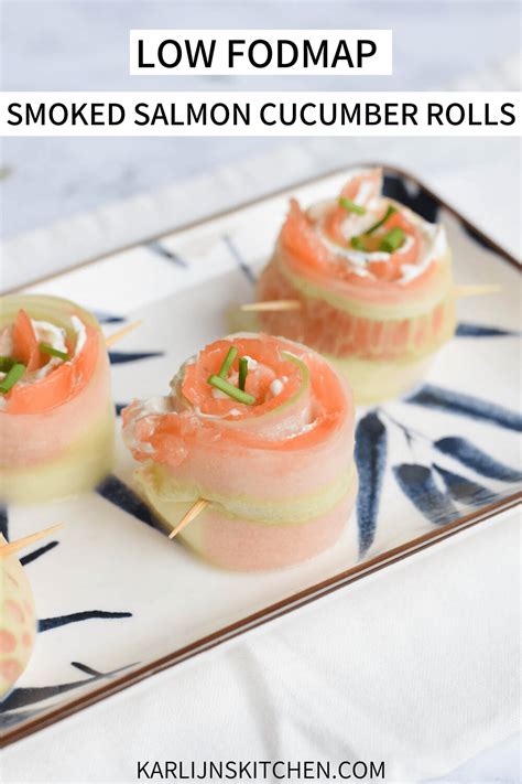 Smoked Salmon Cucumber Rolls Karlijns Kitchen