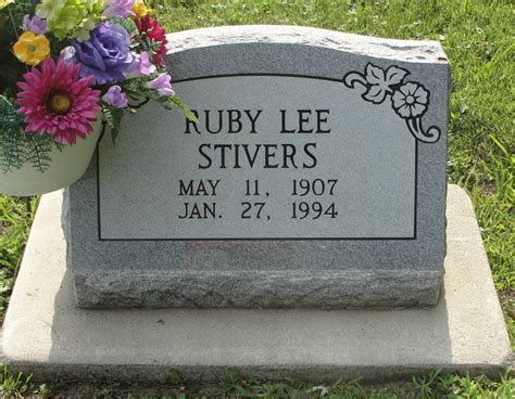 Ruby Lee Vertrees Stivers Find A Grave Memorial