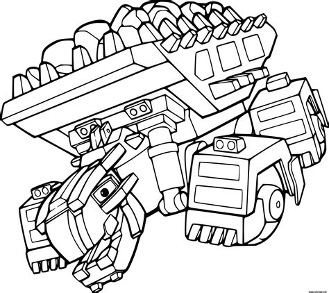 Coloriage Ton Ton Ankylodump Dinotrux Dessin Dinotrux Imprimer